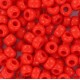 Miyuki seed beads 6/0 - Opaque vermilion red 6-407